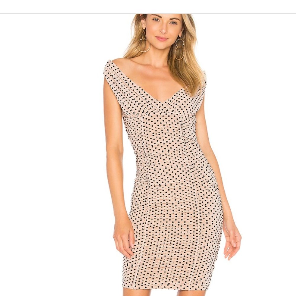 MAJORELLE Mabel Mini Dress SMALL polka dot